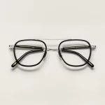 Moscot Fanagle Optical Glasses -Black Silver