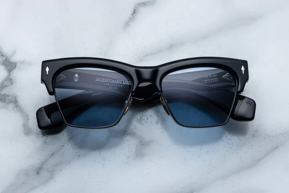 Jacques Marie Mage Bugsy Sunglasses - in Black - Image 1