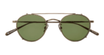 Garrett Leight William Clip- Antique Gold/Green - Image 2