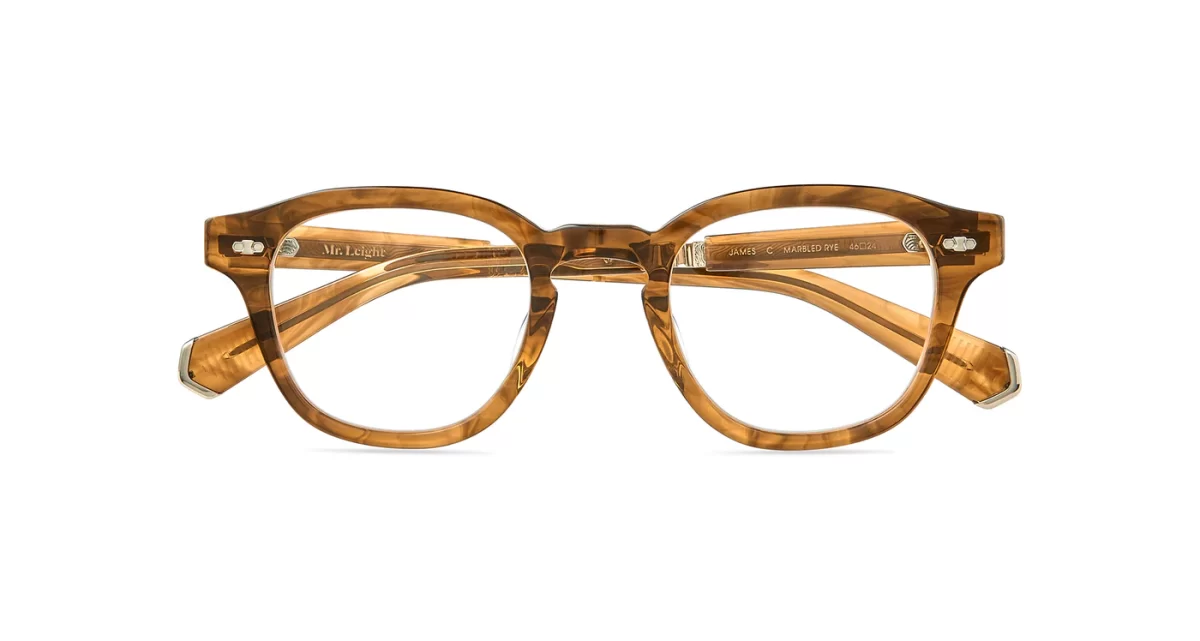 Garrett Leight Mr Light James C- Marbled Rye - Image 3