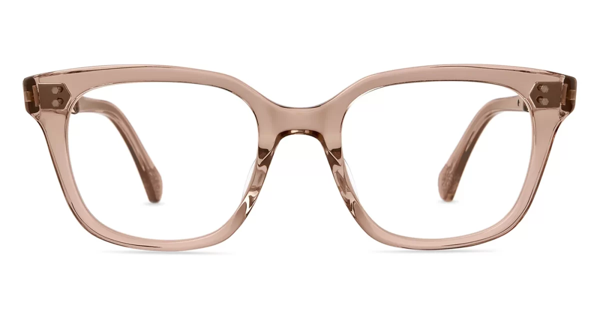 Garrett Leight Mr Light Mana C - Hibiscus Crystal-White Gold - Image 1