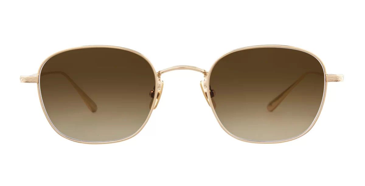 Garrett Leight Cascade M Sun - Gold/Pure Almond Gradient - Image 1
