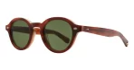 Garrett Leight Flipper Sun- Vintage Burnt Tortoise/Semi-Flat Pure Green - Image 2
