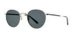 Garrett Leight Wilson M Sun - Silver-Black/Semi-Flat Pure Blue Smoke - Image 2