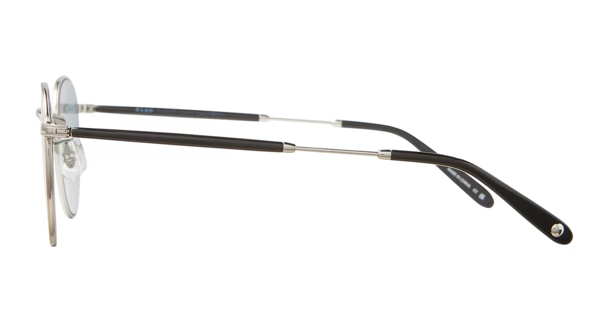 Garrett Leight Wilson M Sun - Silver-Black/Semi-Flat Pure Blue Smoke - Image 3