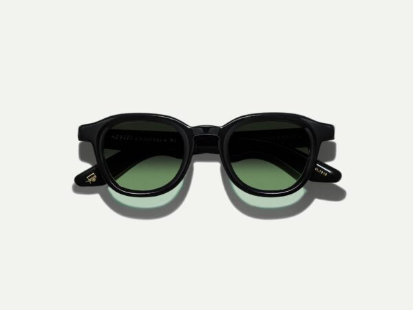 Moscot Dahven black with custom made tints - forest wood 47