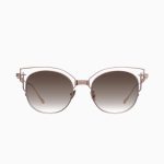 Valley A Dead Coffin Club III Sunglasses - in Matte Bronze Japanese Titanium / Brown Gradient Lens