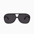 Valley Bang Bang Sunglasses - in Matte Black w. Matte Black Metal / Black Lens
