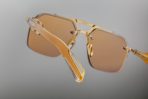 Jacques Marie Mage Silverton Sunglasses - in gold - Image 3