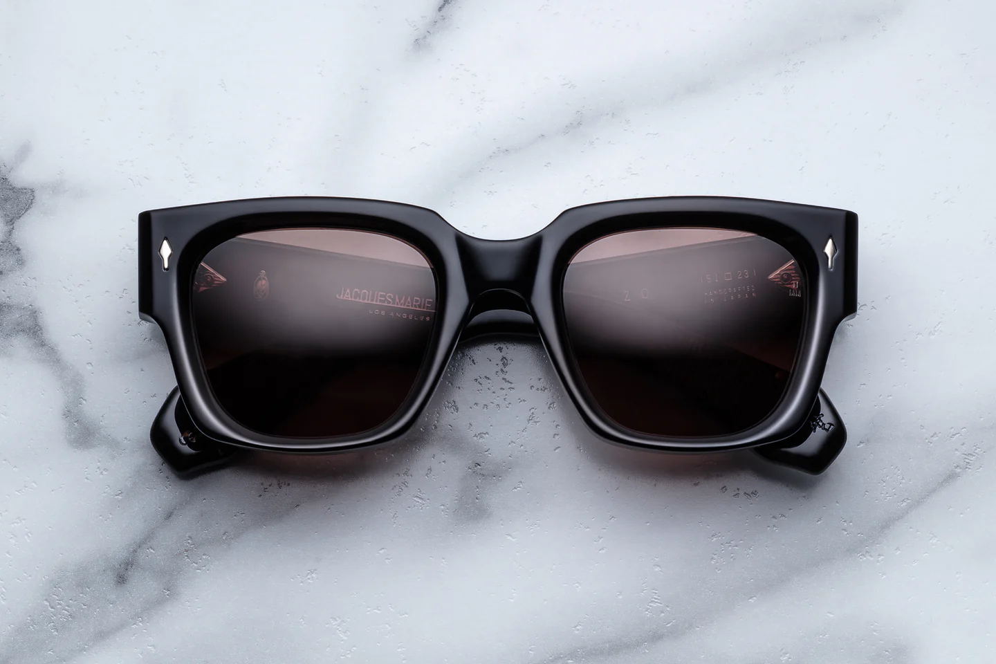 Enzo_Willow_Front_Cropped_5377x3585_h7ukuv Jacques Marie Mage Enzo Sunglasses - in Willow - Image 1