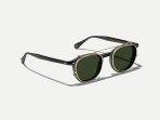 Moscot Arthur Optical Glasses with clip-on - Matte black 48 - Image 2