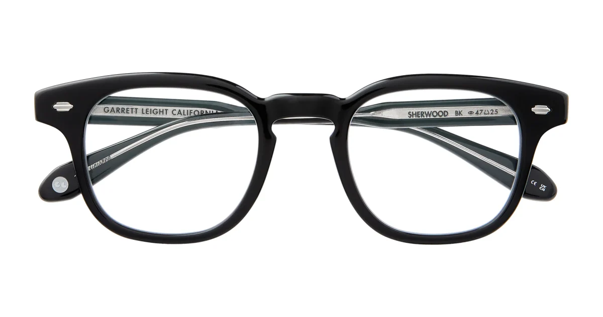 Garrett Leight Sherwood Frame in Black - TheEyeMakers