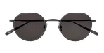 Garrett Leight Eyreka Sunglass in Black/Pure Grey