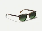 Moscot Frankie with clip on Optical in Olive/tortoise - Image 2