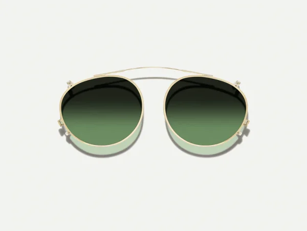 Moscot Frankie with clip on Optical in Olive/tortoise