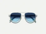 Moscot Traif Sunglasses in Blue/Silver