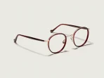 Moscot Zev Optical in Burgundy/rose gold - Image 2