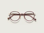 Moscot Zev Optical in Burgundy/rose gold