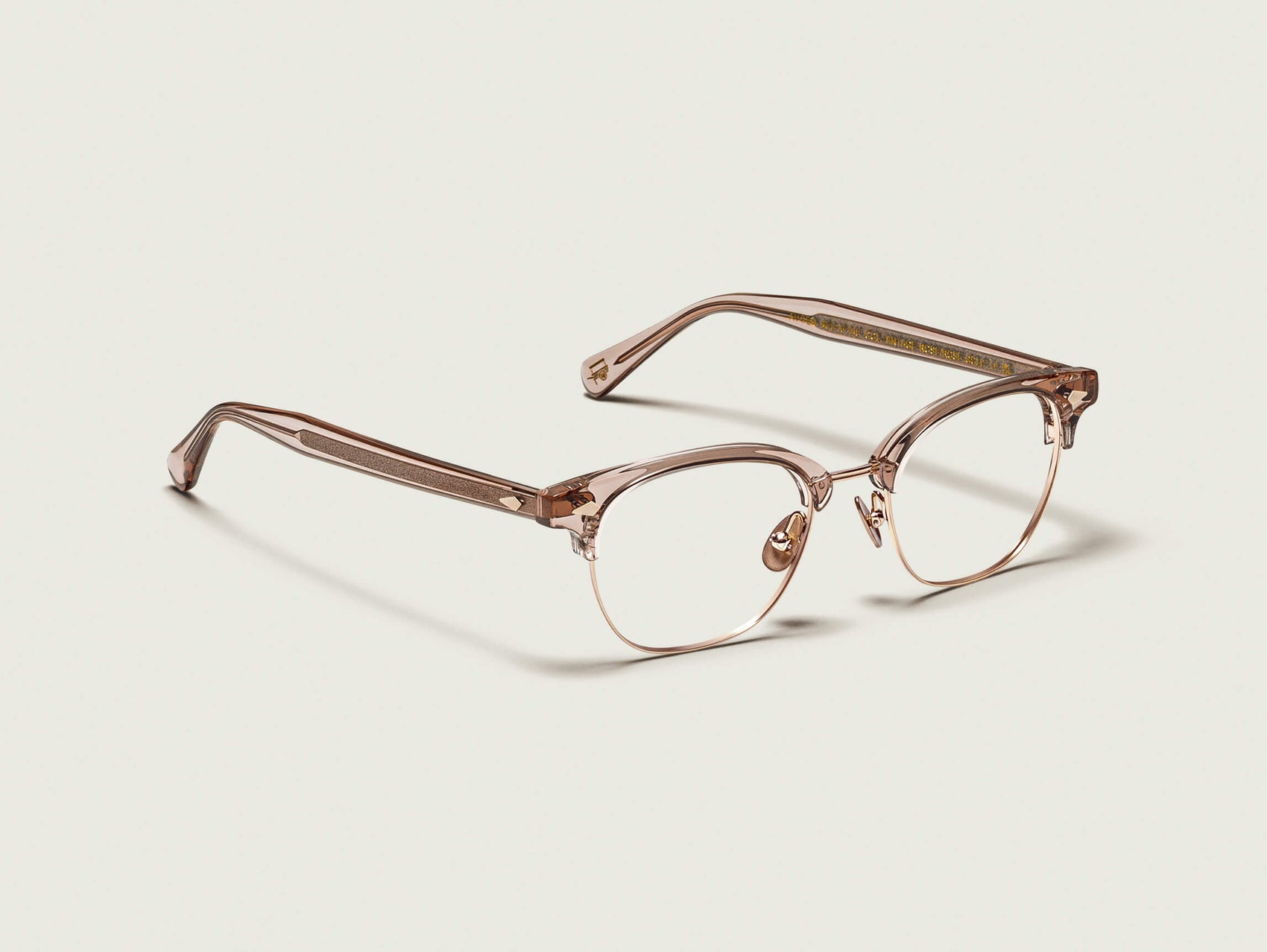 Moscot Aygen Optical Glasses in Rose/Rose Gold 48 - Image 2