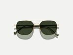 Moscot Mizer Sunglasses in Green/gold 54