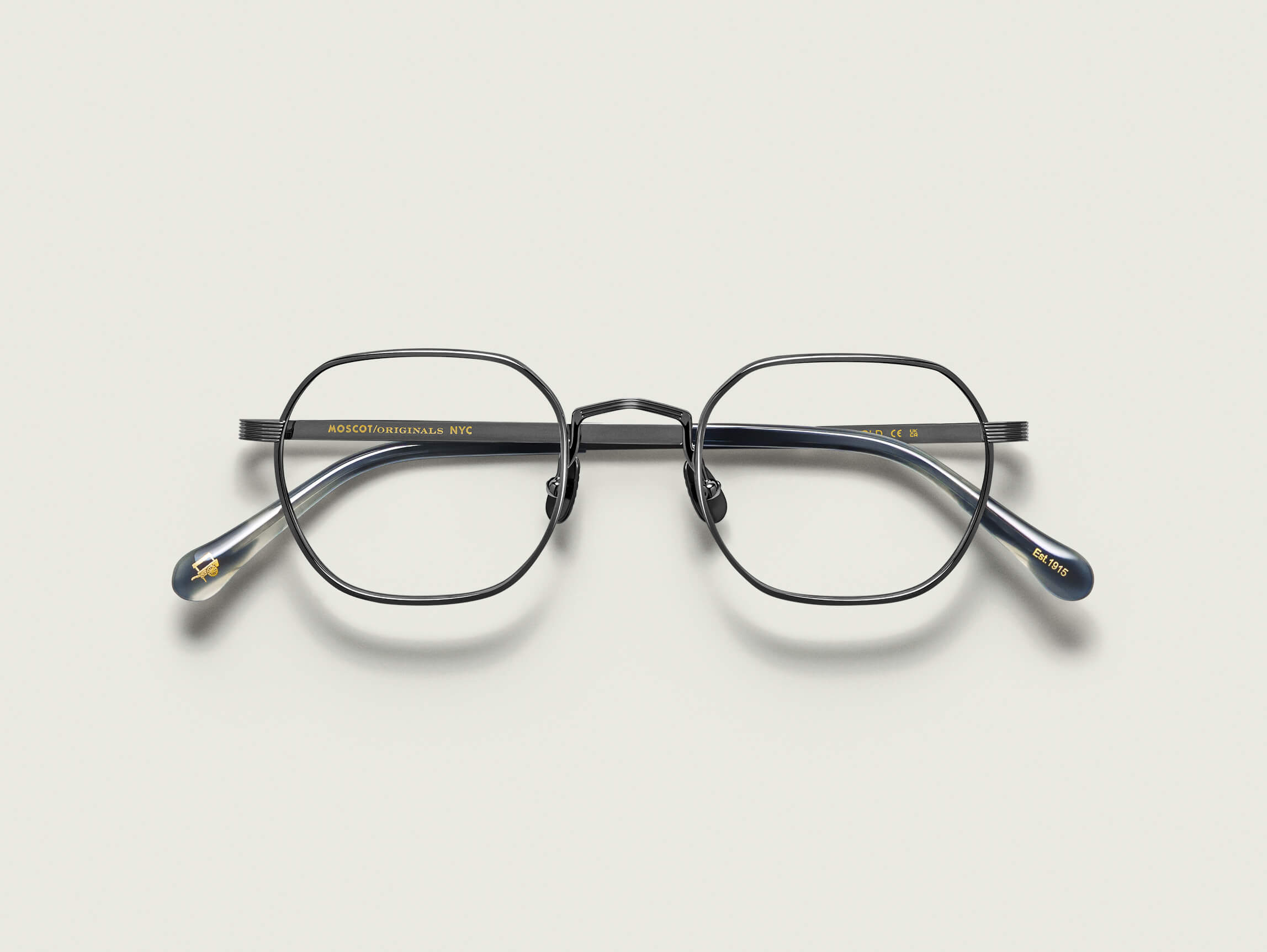 utz-color-pewter-pos-2 Moscot Utz Optical Glasses in Pewter 50 - Image 1