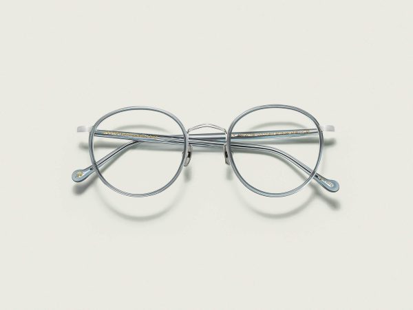 Moscot Zev Optical Glasses in Light blue/silver 49