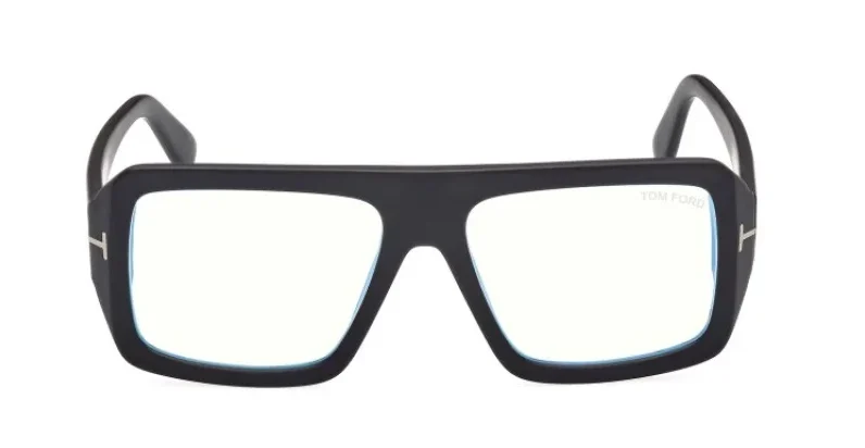 ft5903-b-002-8 Tom Ford TF5903-B Optical Glasses in Matte Black 002 - Image 1
