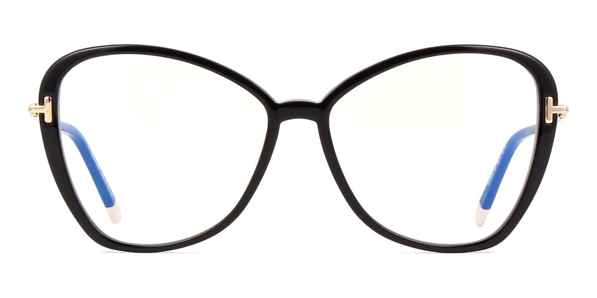 tom-ford-tf5769-b-001-blue-control-hd-2 Tom Ford TF5769-B Optical Glasses in Shiny Black 001 - Image 1