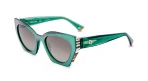 Etnia Barcelona Ritmo Sunglasses - BK in Green - Image 2