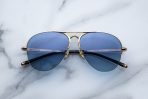 Jacques Marie Mage Amelia in Gold Sunglasses