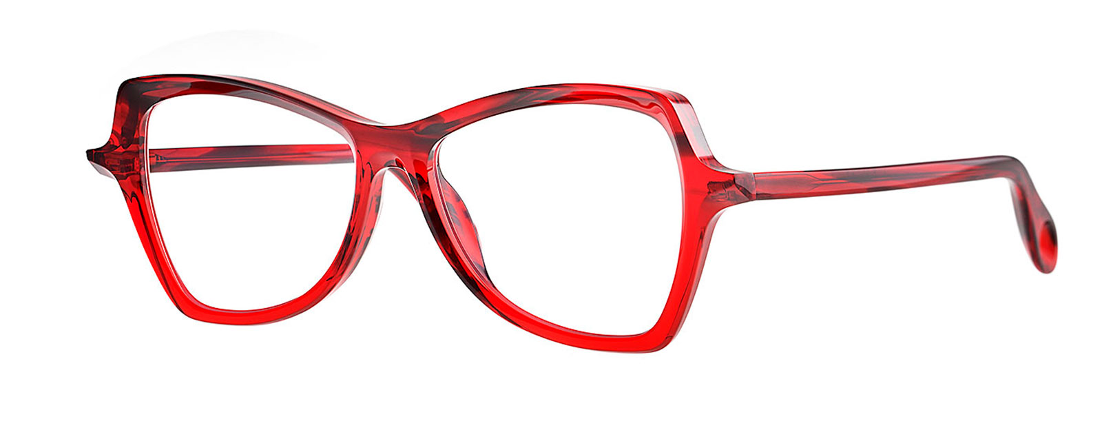 bedtime-006-red-linedtransparent-red Theo BEDTIME (Optical - Color 6) - Image 1